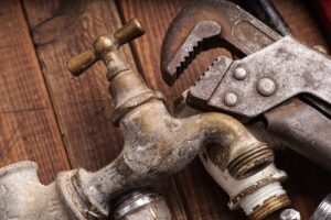 Working tools, plumbing, pipes and faucets